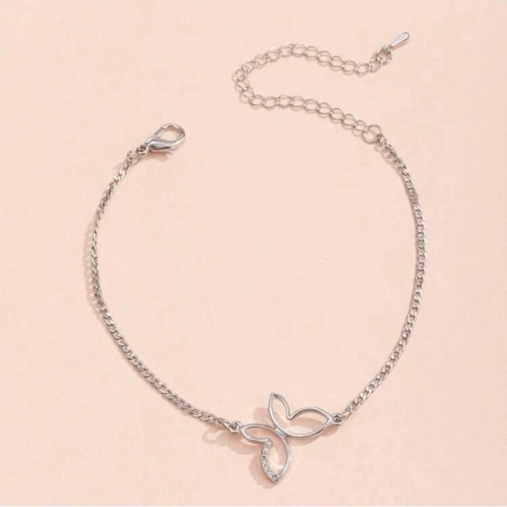 Silver Butterfly Bracelet